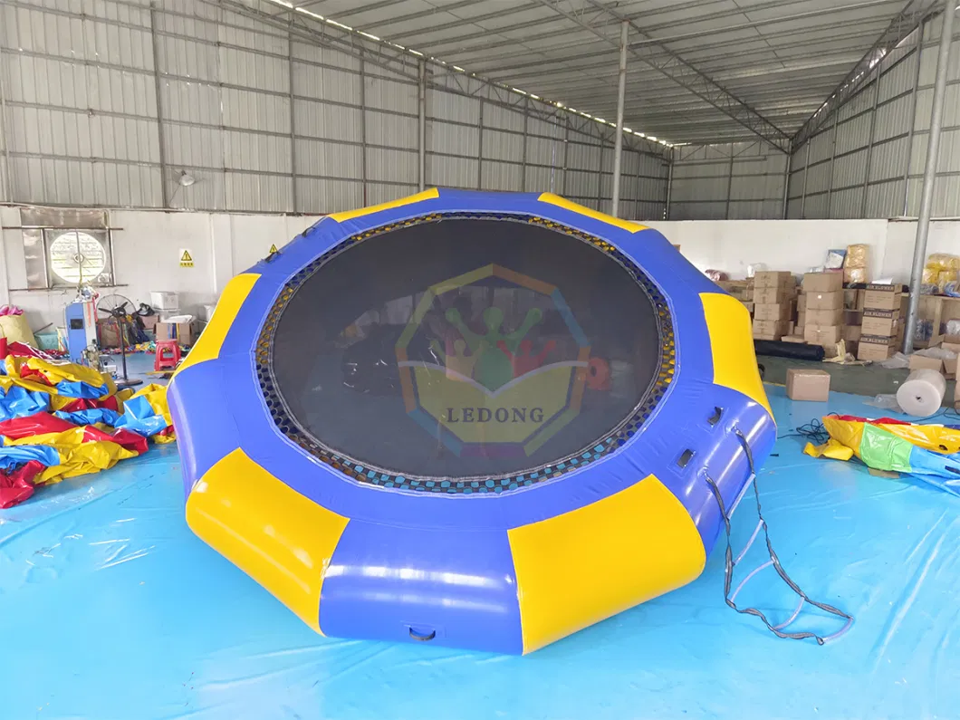 Customized Outdoor Playground Inflatable Trampoline Bouncy Inflatable Water Trampoline