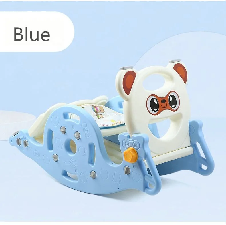 Kids Toy Indoor Plastic Rocking Horse and Safe Slide