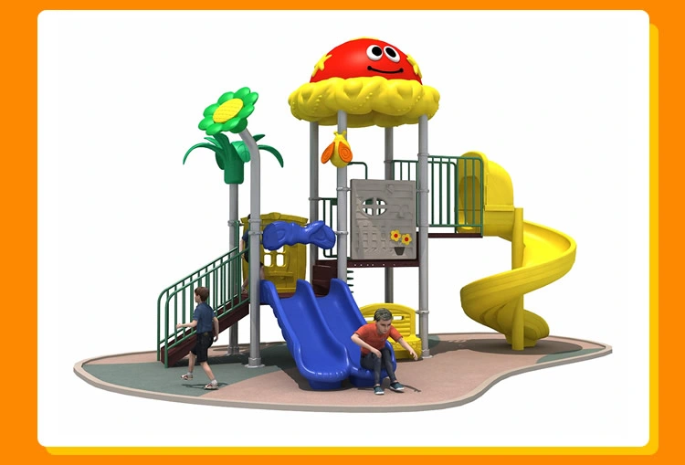 Manufacturer Outdoor Playground Equipment Fantastic Children Play Plastic Slide Structure Set