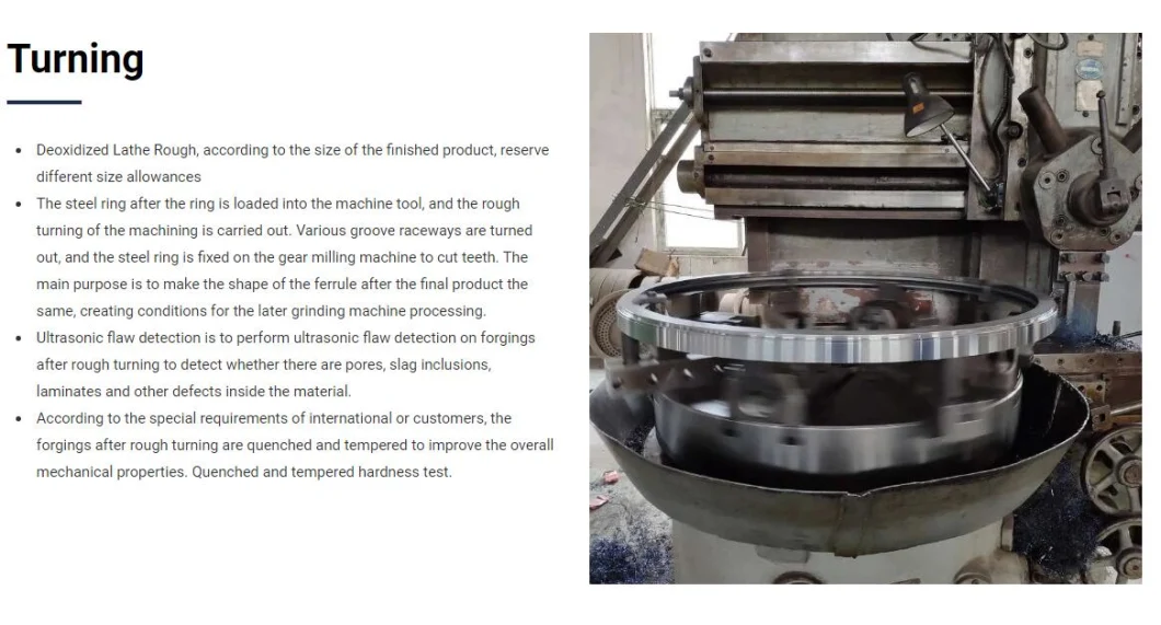 Heavy-Duty Construction Machinery Turntable Bearing 12-50 2240/2-06520 Large Size Swing Bearing