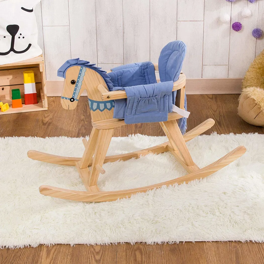 Rattan-Weaved Rocking Horse Eco-Friendly