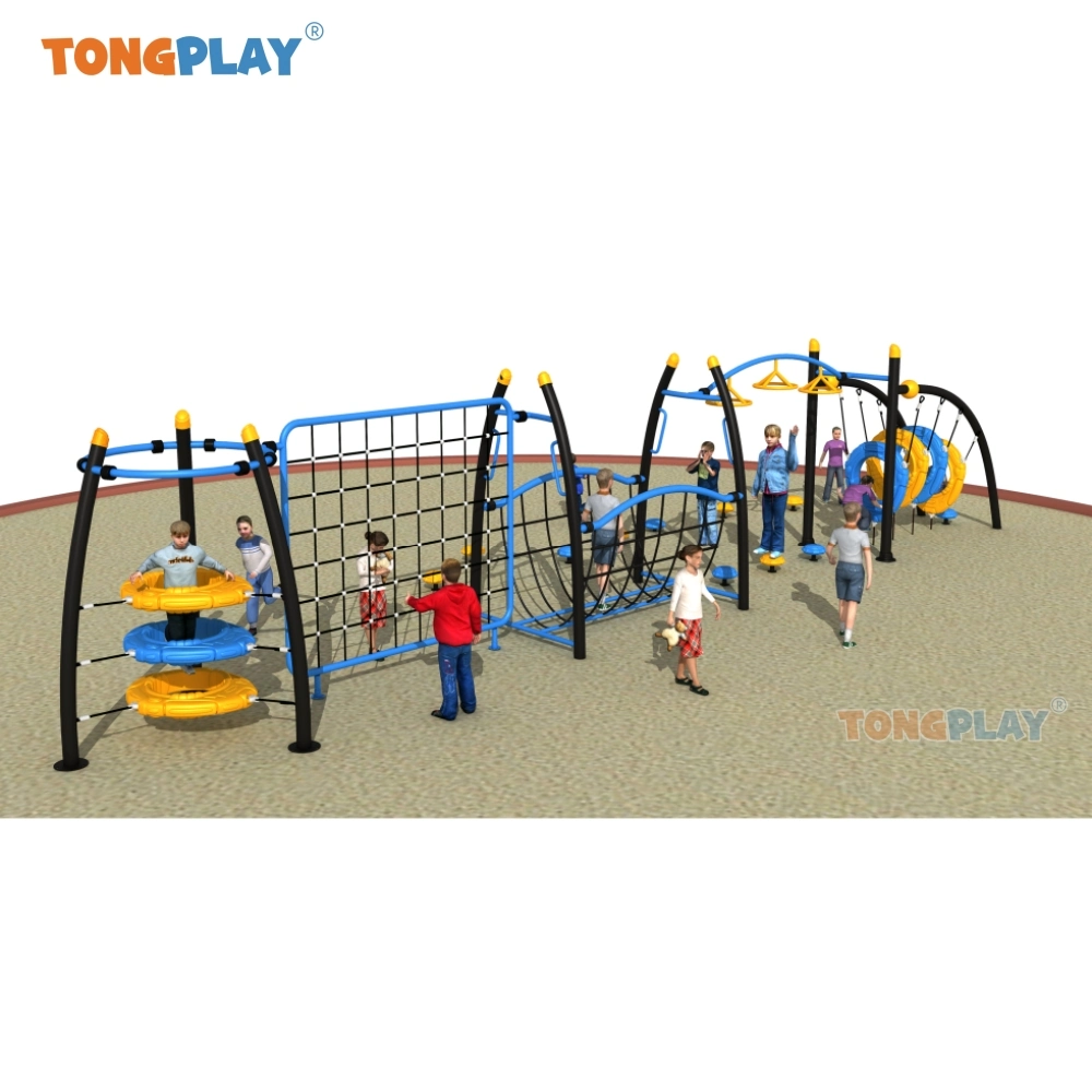 Large Commercial Kids Climbing Play Set Outdoor Equipment Playground Children Plastic Slide