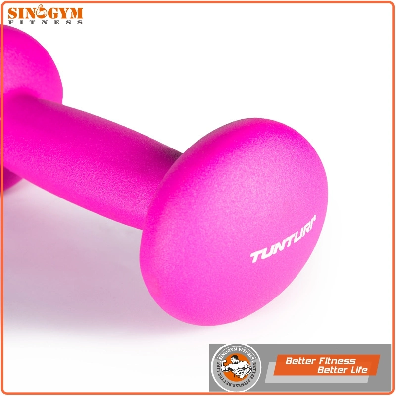 Neoprene Coated Straight Handle Oval End Dumbbell