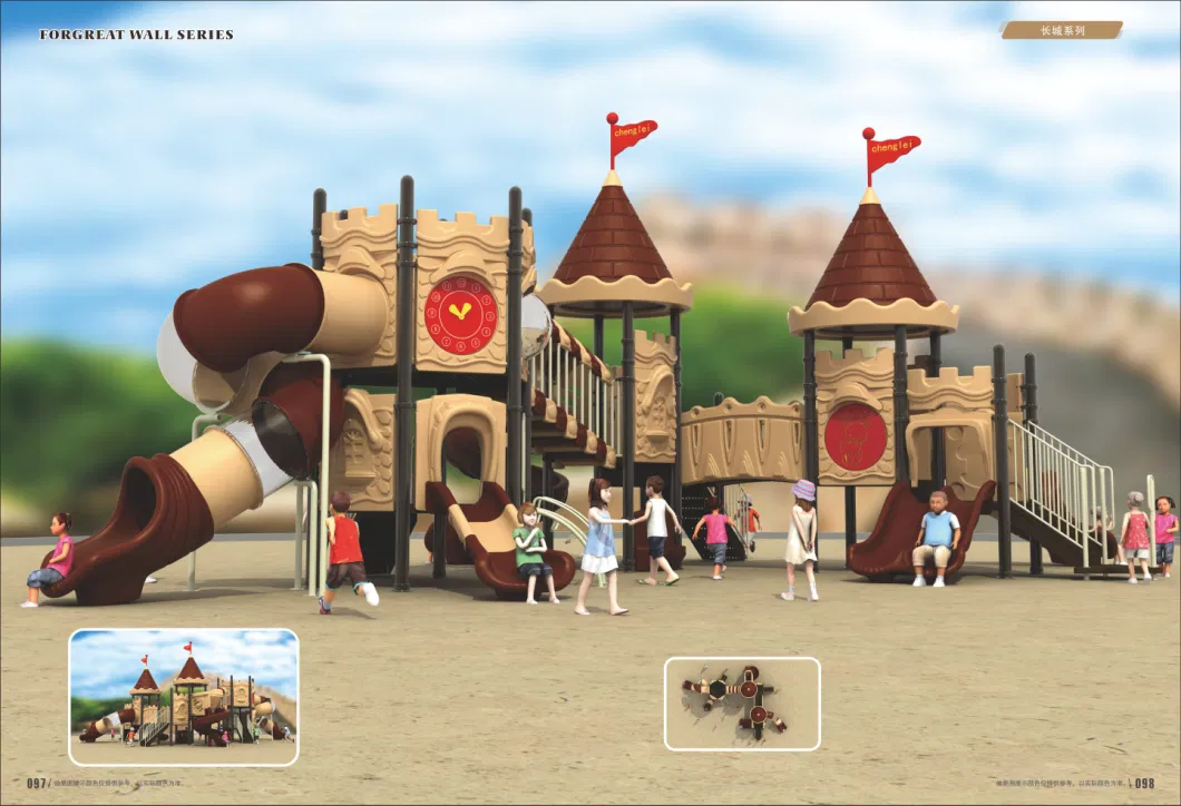 Castle Design Outdoor Playground Obstacle Game for Park