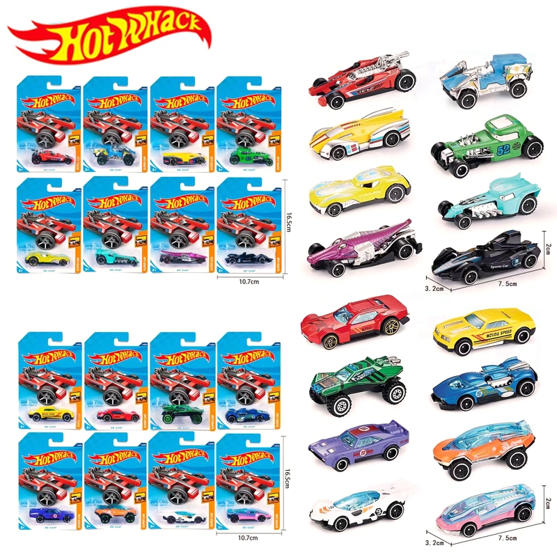 Tomotoys Wholesale 1: 64 Hotwheel Slide Free Wheel Super Simulation Diecast Alloy Toy Car Metal Vehicle Toys for Children Boys Kids Metal Toy Die Cast Car