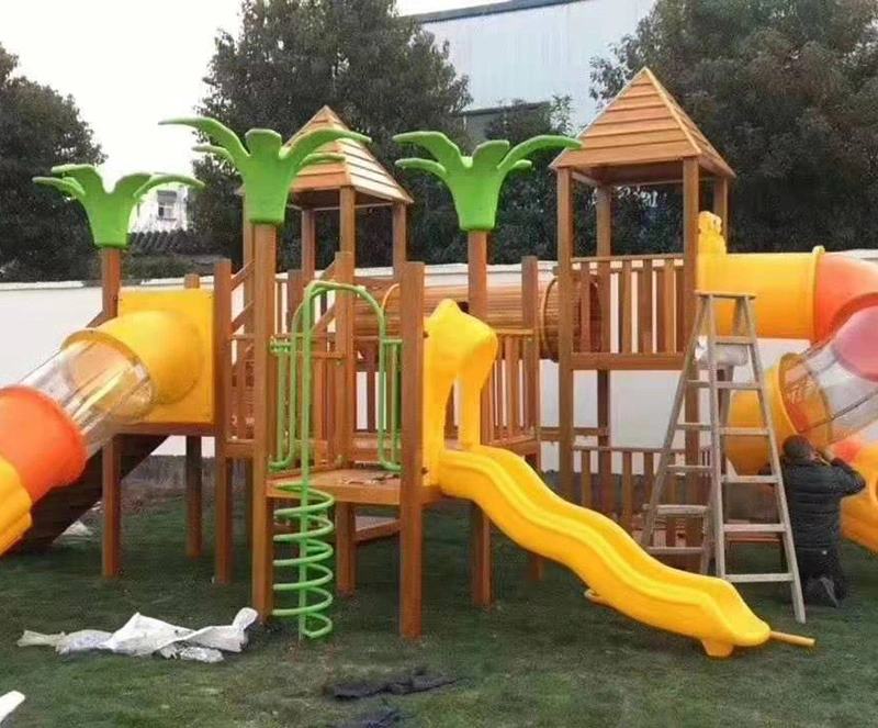 Professional Wooden Kids Play Sports Outdoor Playground Equipment for Sale