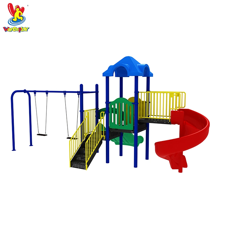 Wandeplay Kids Slide Outdoor Garden Plastic Swing