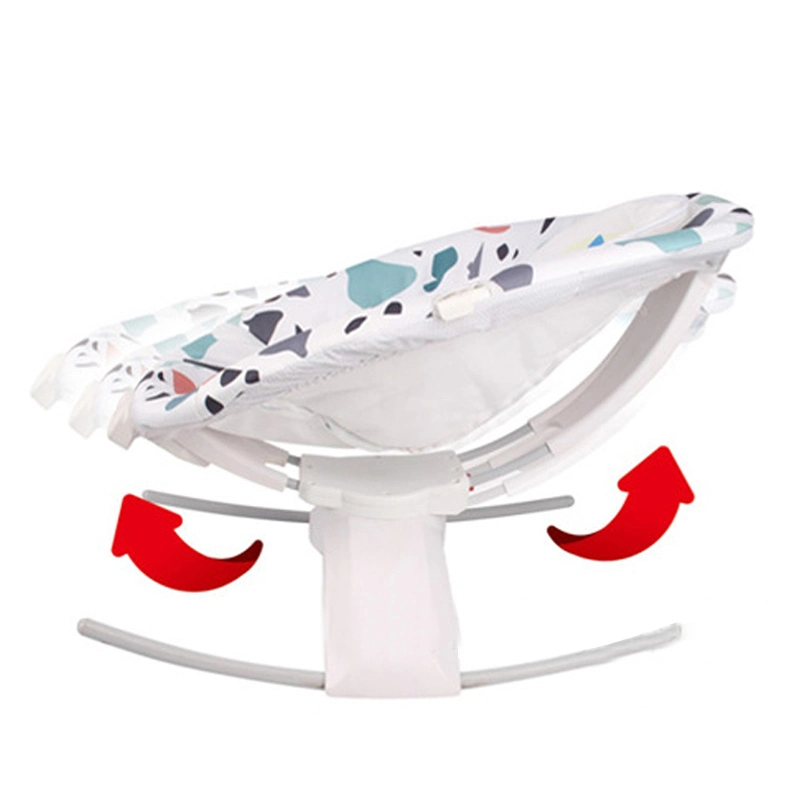 2in1 Portable Infant Rocker Bouncer Chair Swing Rotating Bed Appease Comfort Musical Toy Toddlers Automatic Rocking Chair Multifunction Baby Rocker Bouncer