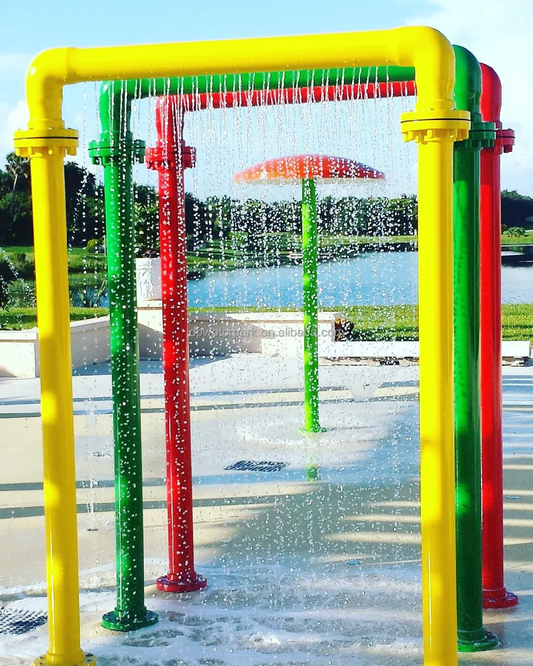 Water Spray Play Splash Outdoor Pad Sprinkler Equipment for Kid Outdoor Park