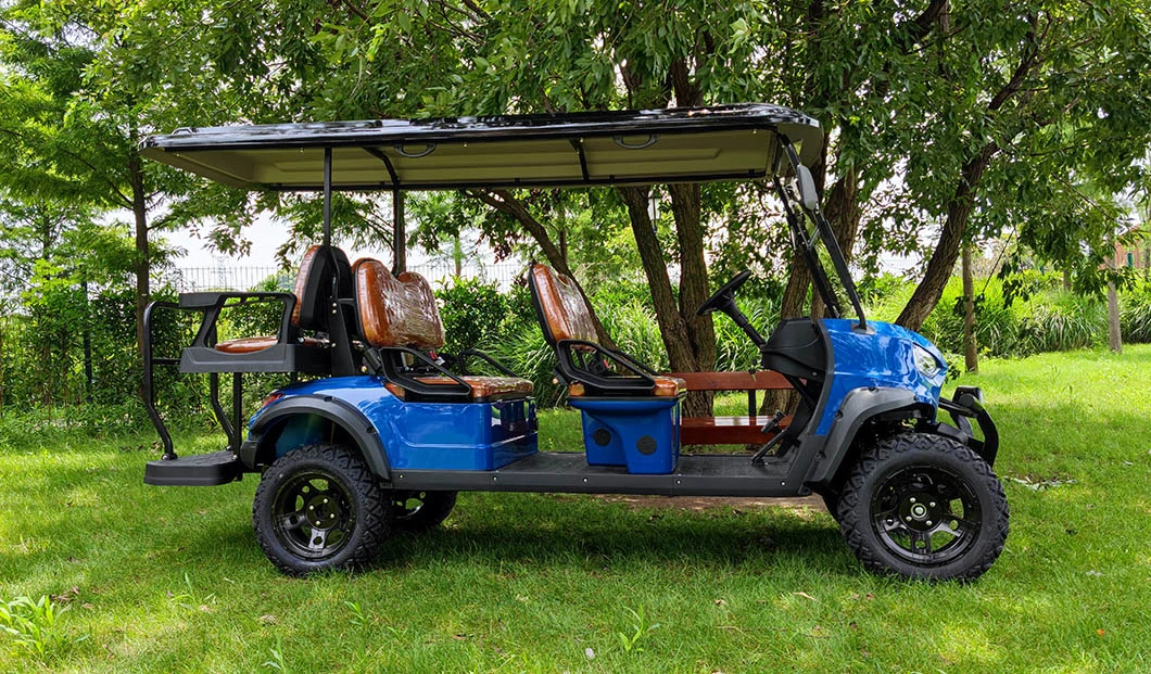 New 6 Seater Electric Lifted 4WD Hunting Golf Cart Lithium