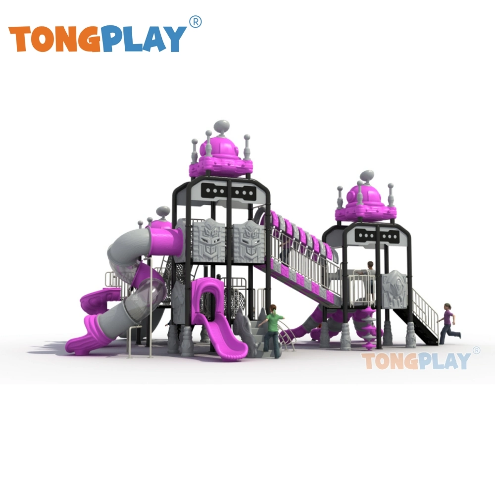 Slide Plastic Equipment Outdoor Playground Kids Amusement Children Funny Playhouse Happy Game