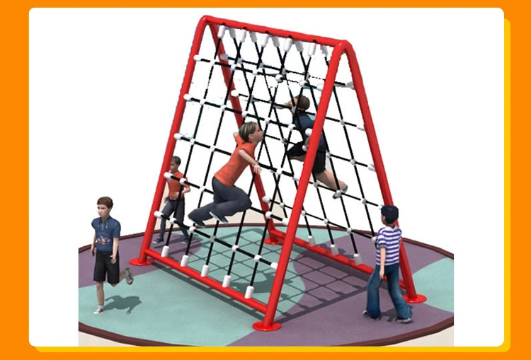 Latest Design Freestanding Outdoor Playground Climbing Net Jungle Gym Structures