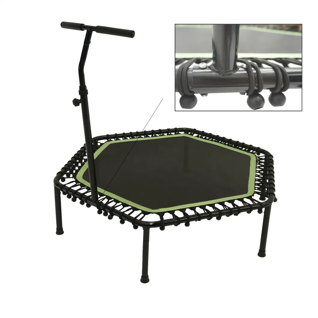 Adjustable Handle Mini Trampoline for Fitness and Sports