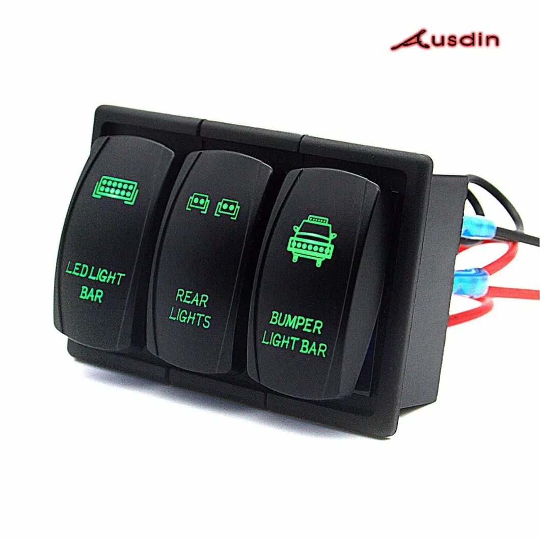 Rocker Switch LED Light Bar 12V Toggle Switch 4 X 4