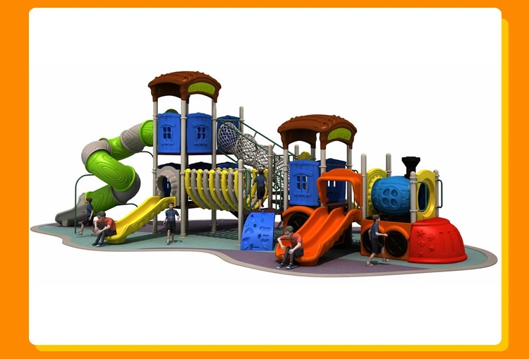 High Quality Children Used Outdoor Playground Equipment Tube Spiral Thomas Slides