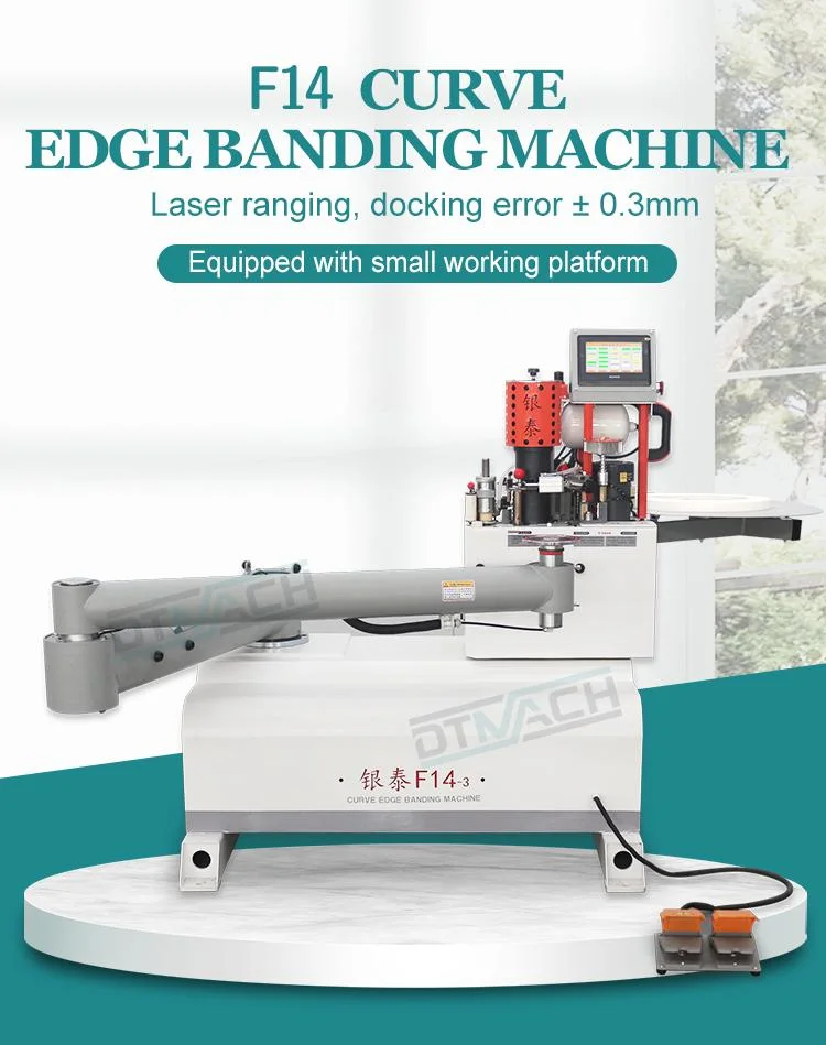 Dtmach Cabinet Industrial Wood Single Sided Curve Edge Banding Machine for Sale