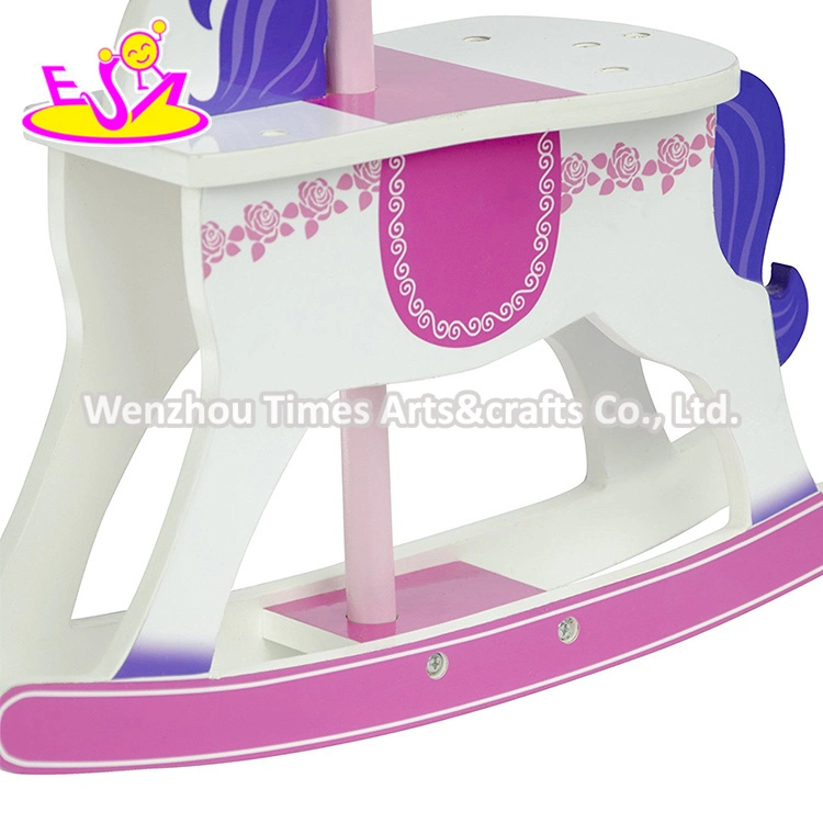 New Hottest Kids Wooden Carousel Rocking Horse with En71 W16D116