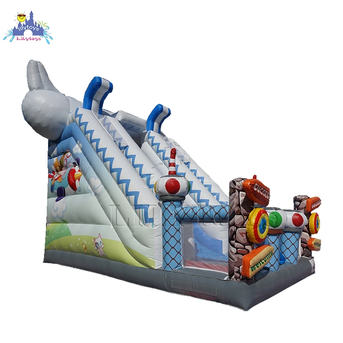 Indoor Large Inflatable Children&prime; S Trampoline for Commercial Use