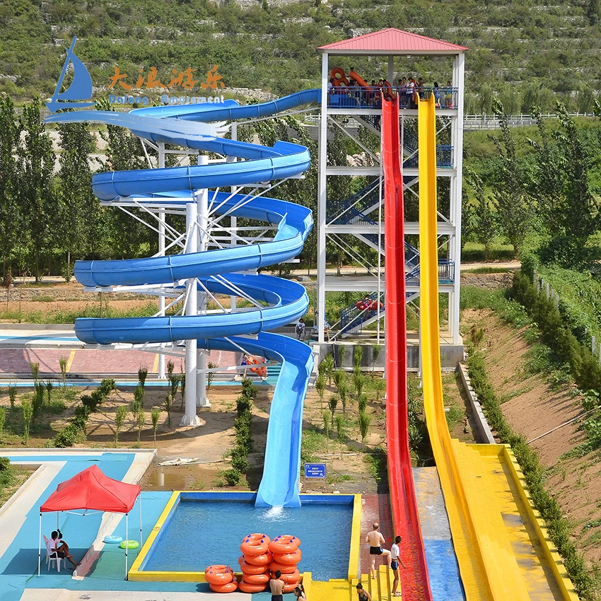 New Design Water Slide Outdoor Play Park Equipment Factory Direct