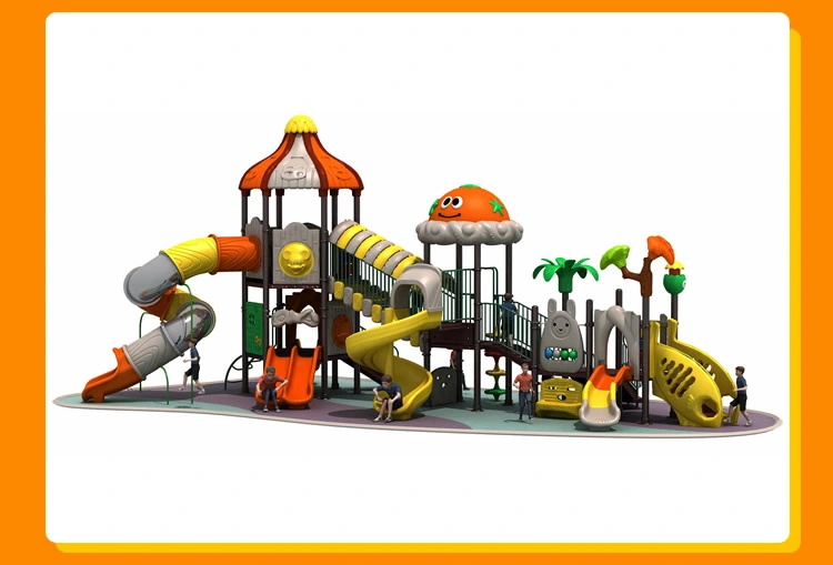 Kids Plastic Slide Used Park Play Games Amusement Park Outdoor Playground