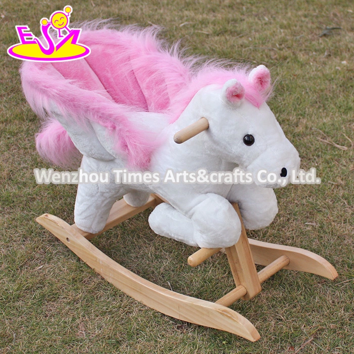 New Wooden Balance Rocking Horse, Popular Wooden Rocking Horse, Kids&prime; Wooden Rocking Horse Toy, Wood Rocking Horse W16D072