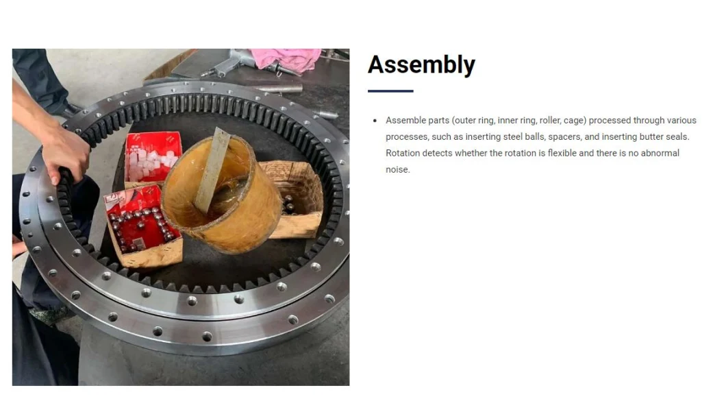 Heavy Duty Excavator Slewing Bearing 07 0885 01 Turn Table Bearing with Size 975*784*82mm