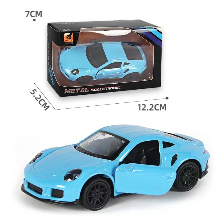 Custom Alloy Diecast Toys Slide Car Diecast Metal Toy Cars 6 Sets Mini Vehicles Kids Gift Diecast Model Cars for Sale