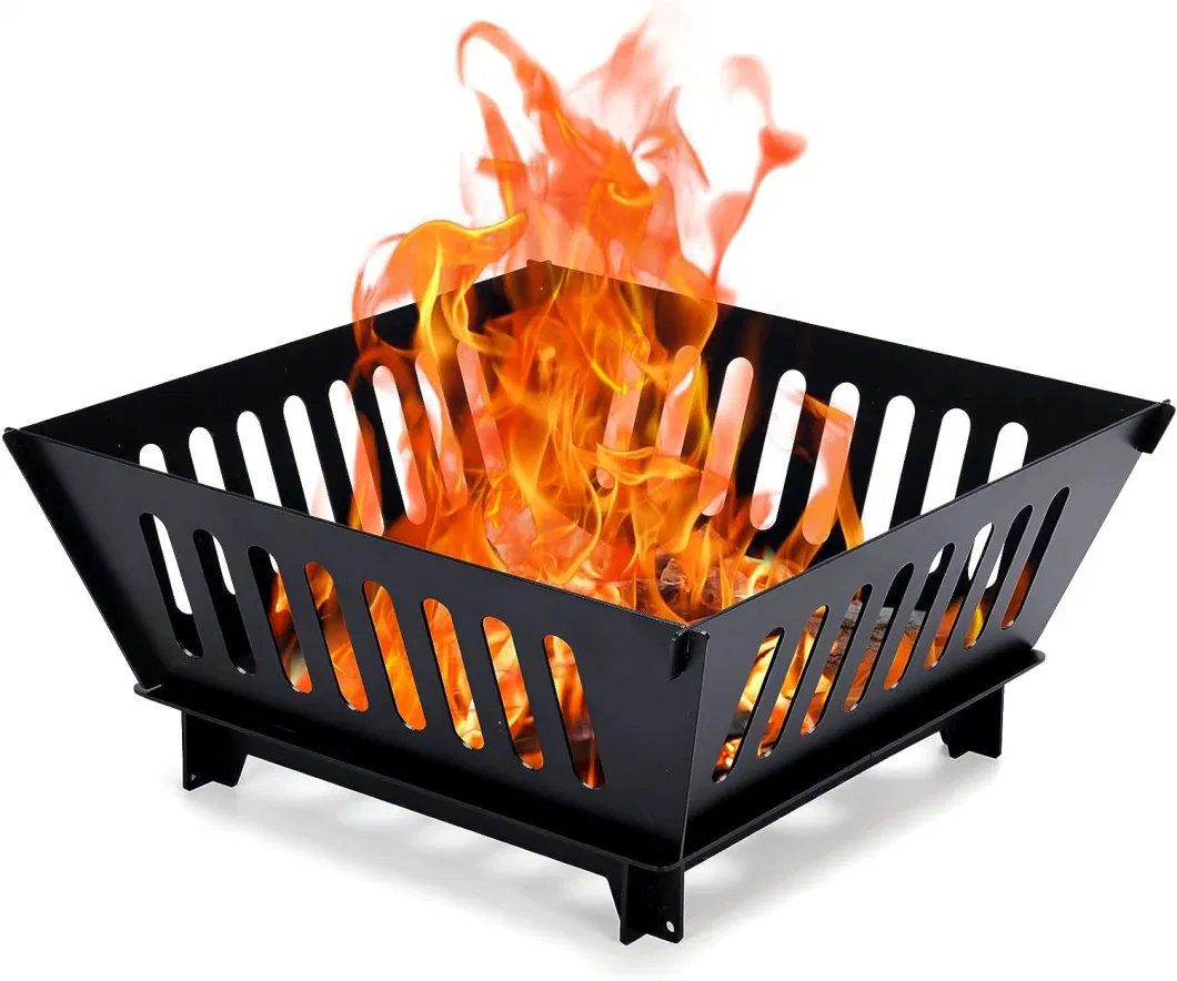 Outdoor Living Peak 16-in W Black Steel Wood-Burning Fire Pit