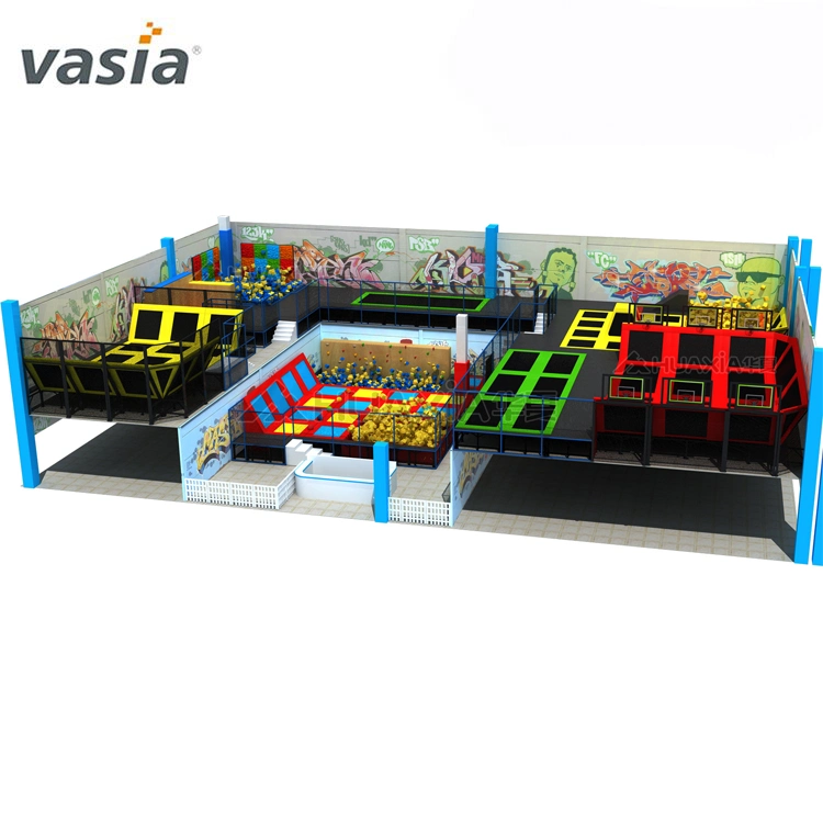 Professional Climbing Wall Colorful Children/Kids/Chlid Soft Play Games Jumping Indoor/Outdoor Bungee Fitness/Gym Trampoline