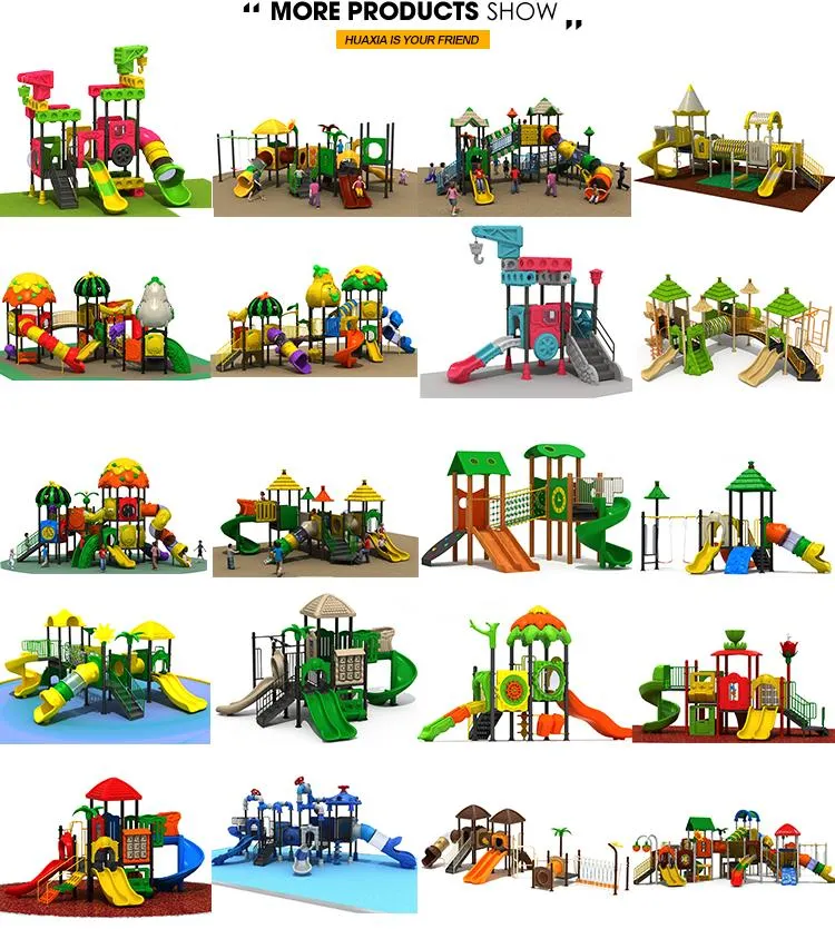 New Design Plastic Outdoor Playground Slide for Kids Play