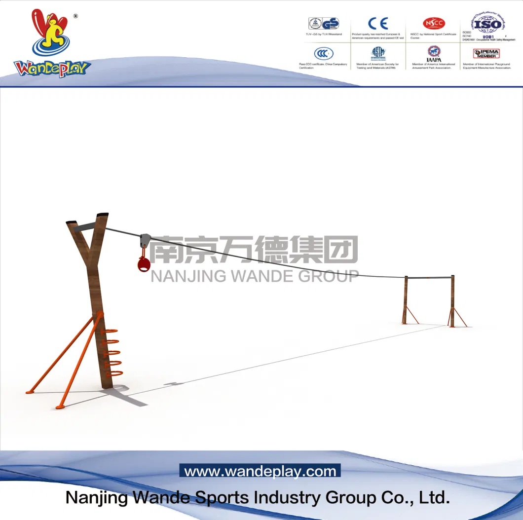 Outdoor Sliding Cable Playground Equipment for Children