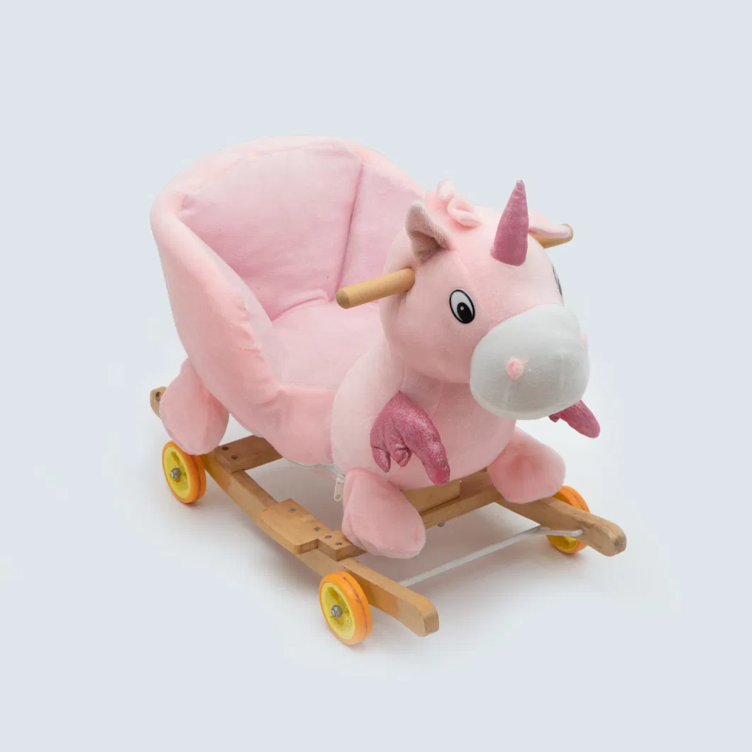 Small Wooden Horse Children Rocking Horse Baby Rocking Horse Birthday Gift