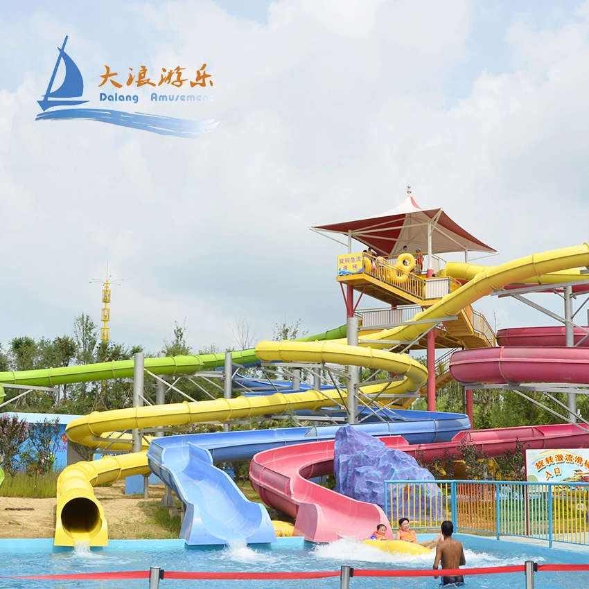 New Design Water Slide Outdoor Play Park Equipment Factory Direct