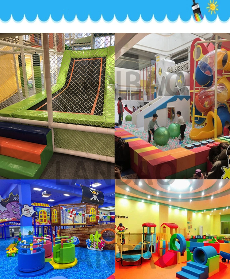 Large Commercial Indoor Trampoline Park with Basketball