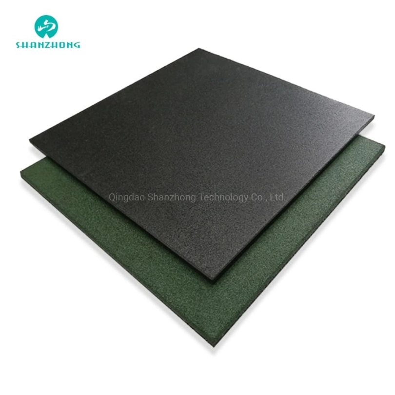 China Factory Wholesale Rubber Tiles Shock Resistant Rubber Gym Flooring Mat for Outdoor Playground Kids Play Area