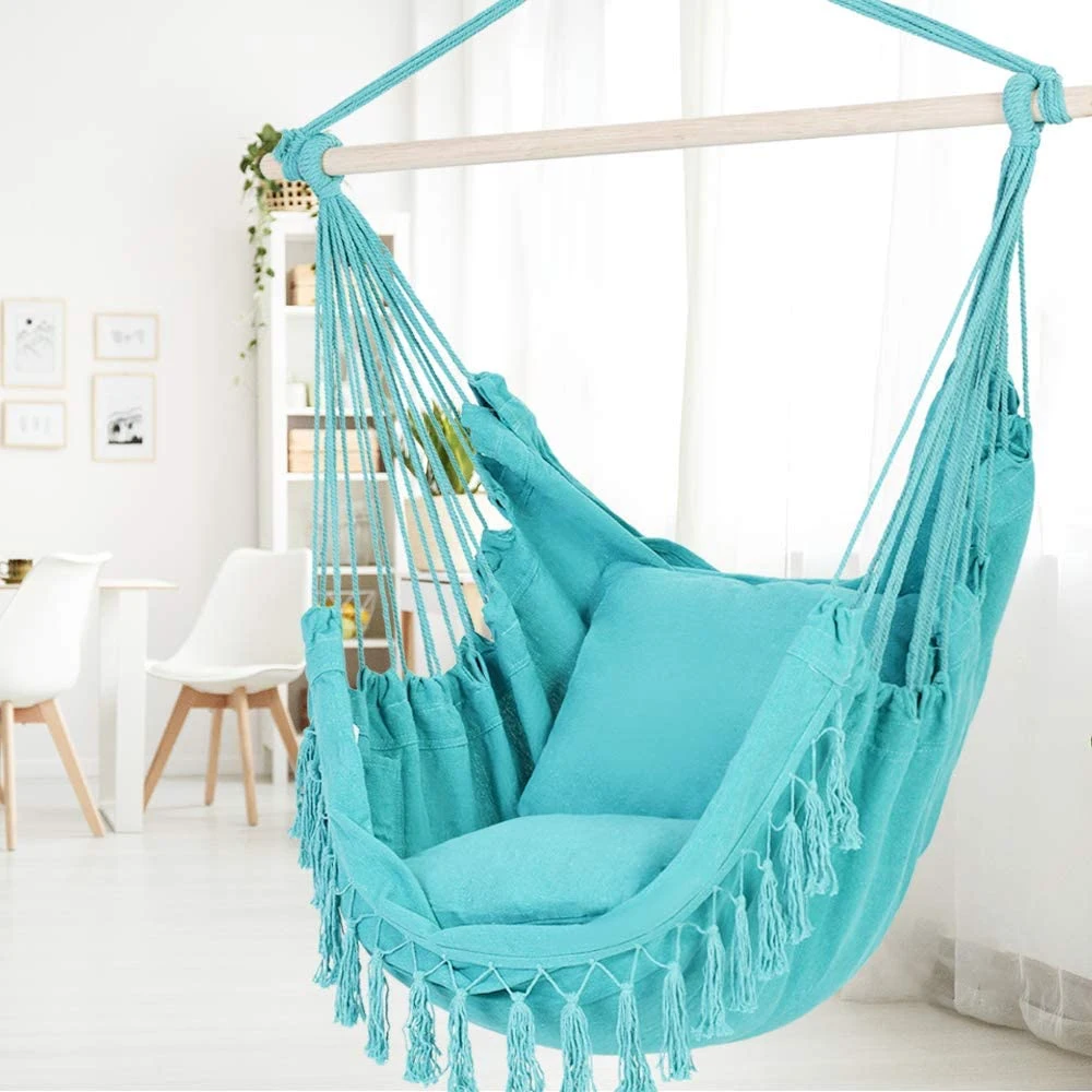 En58 Certified Garden Cotton Polyester Hamak Swing