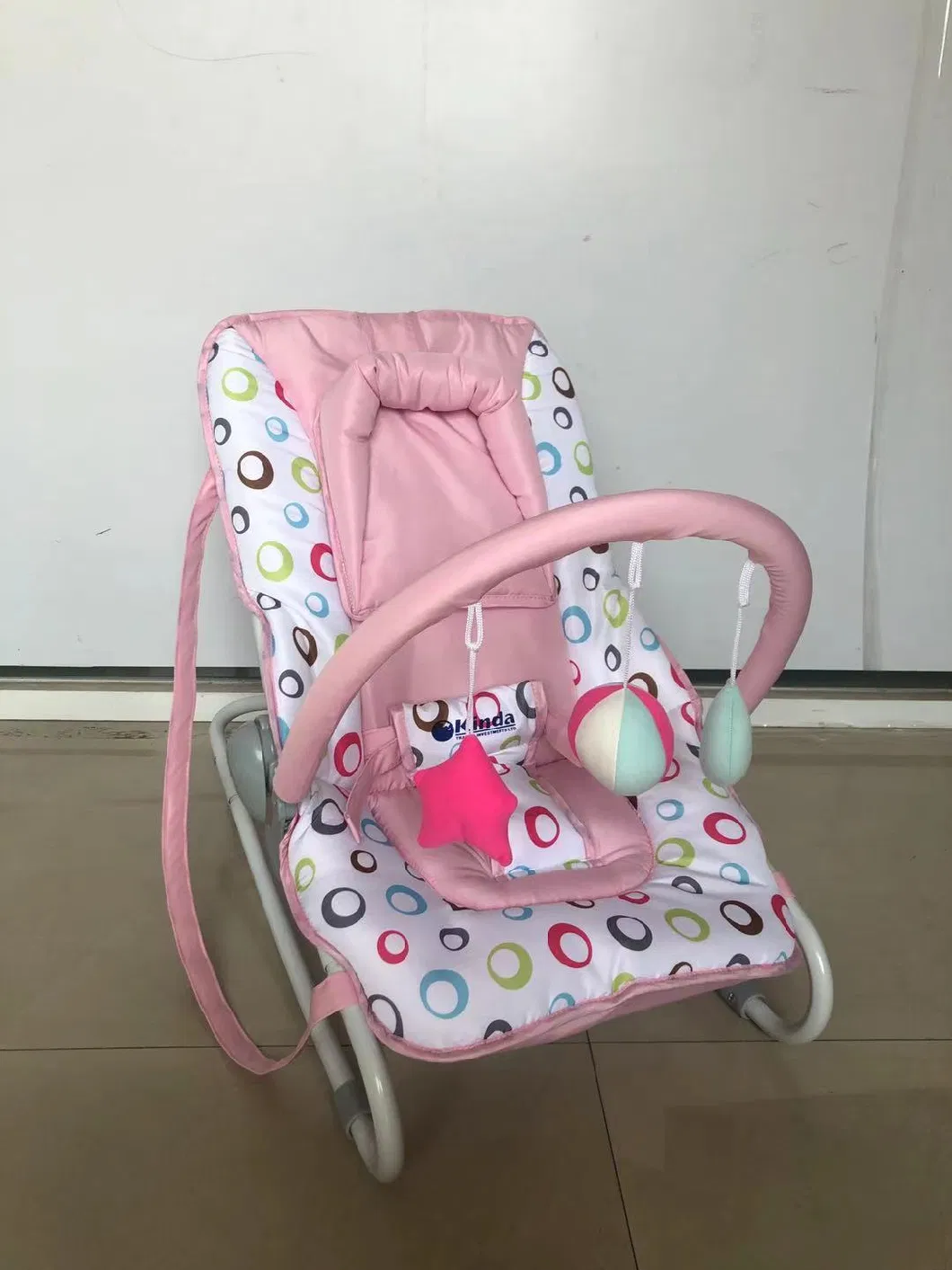 Colorful Cute Electric Vibrating Relaxing Sleeping Infant Baby Rocking Chair Toddler Rocker