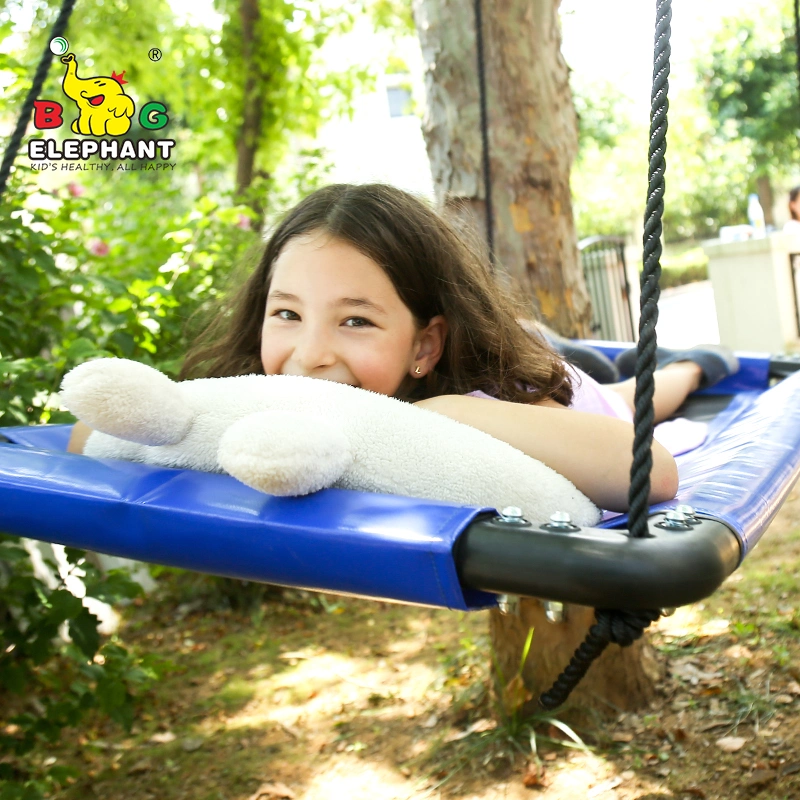 Children&prime;s Outdoor Playground Tree Platform Swing