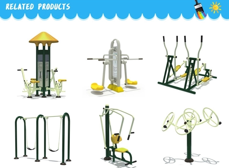 Park Outdoor Playground Equipment Kids Climb Combination Sets with Swing