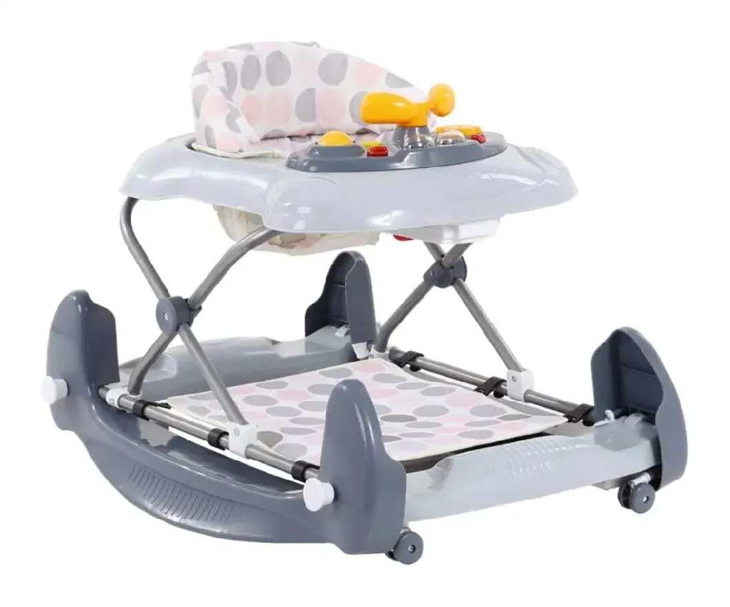 2020 Newst Design Safety Stainless Baby Walker