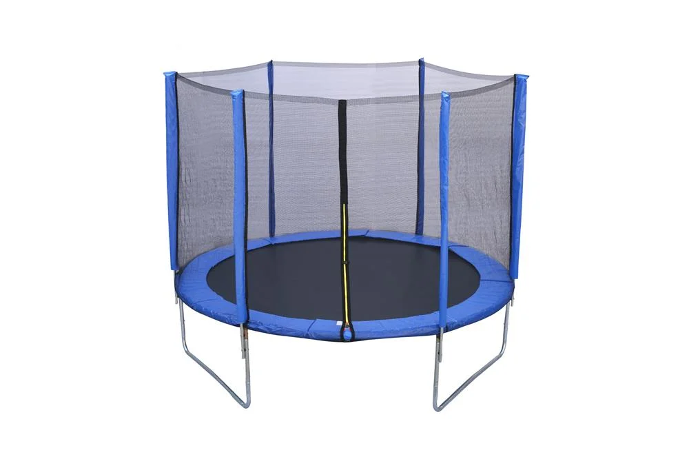 Doufit Outdoor Recreational Trampoline with Enclosure Net and Ladder