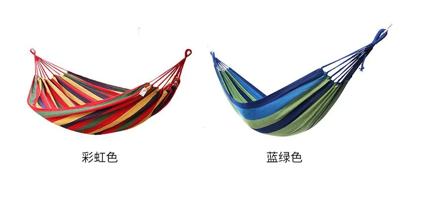 Large Outdoor Travel Hammock, Casual Canvas Swing Double Hammock, Widened Outdoor Hammock