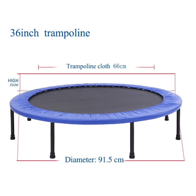 Professional Indoor Gym 36 Inch Jumping Elastic Bed Round Kids Fitness Trampoline Mini