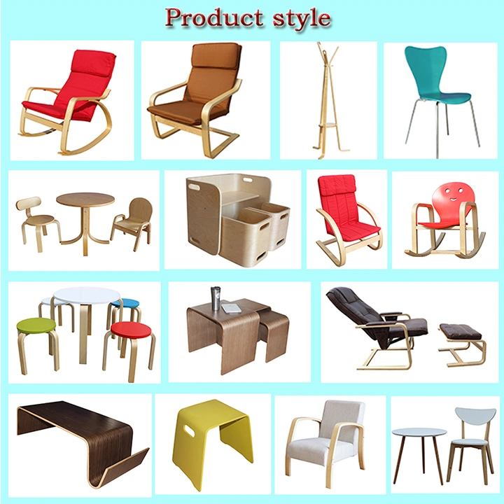 Factory Wholesale Solid Wood Bent Rockers Indoor and Outdoor