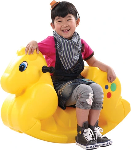 Hot New Products Outdoor Kids Plastic Board Spring Rocking Horse on Springs