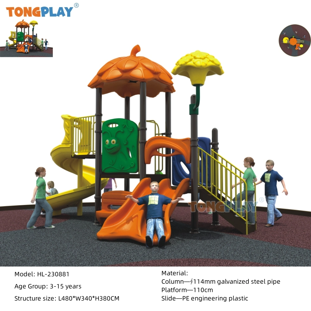 Good Quality Park Theme Games for Adults Kindergarten Equipment Fitness Kids Slides Plastic Equipment