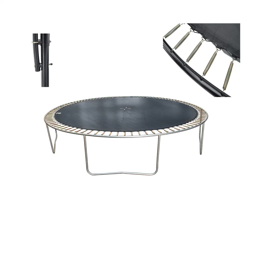 Hot Selling Round Sprayed Water Trampoline Outdoor with Enclosure for Sale