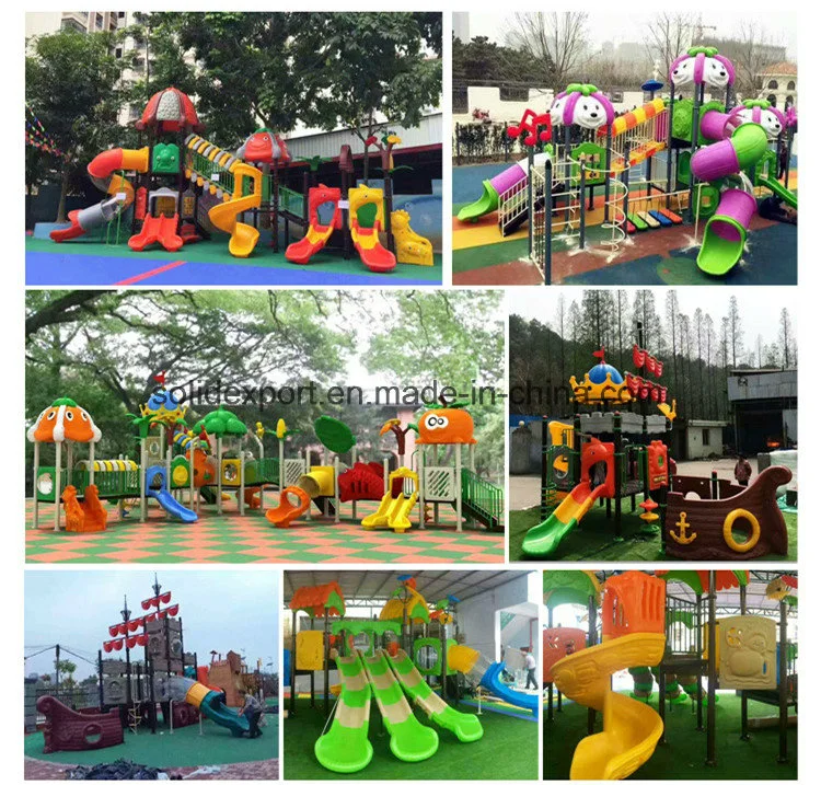 Outdoor Playgrounds Kids Spiral Slide