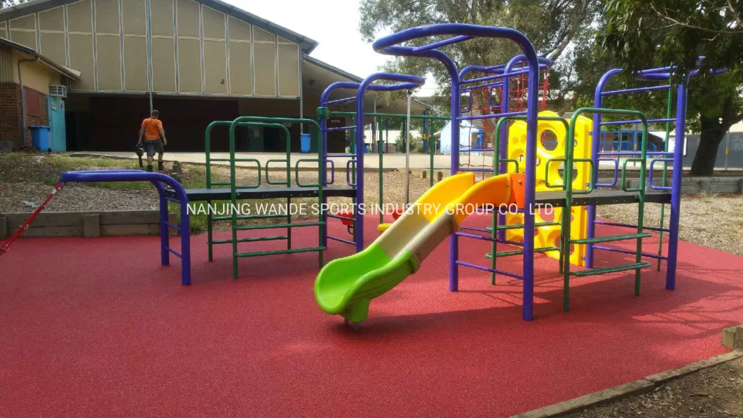 Kids Park Playground Equipment with Plastic Slides