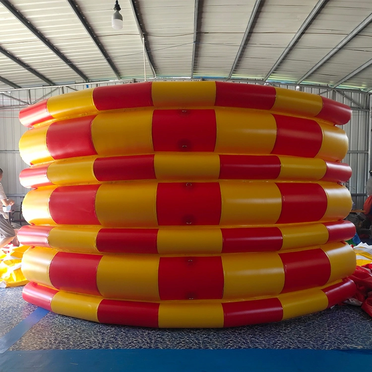 Durable Multiplayer Game Funny Inflatable Water Toys Inflatable Floating Seesaw